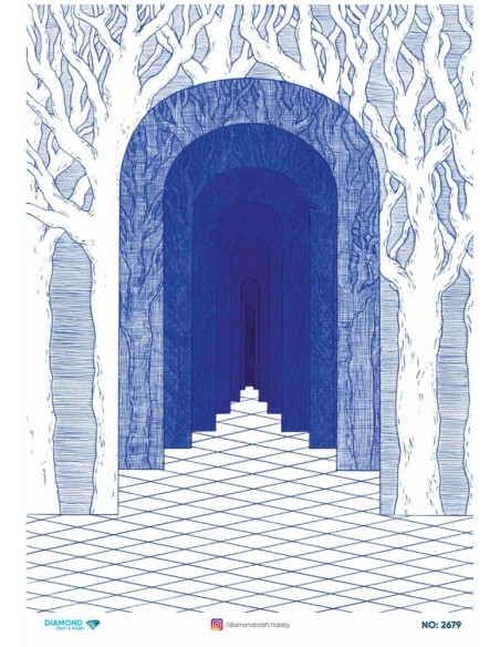2679 Diamond Pirinç Dekopaj Kağıdı 30x42cm