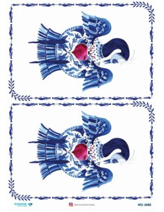 2682 Diamond Pirinç Dekopaj Kağıdı 30x42cm