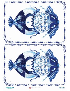 2683 Diamond Pirinç Dekopaj Kağıdı 30x42cm