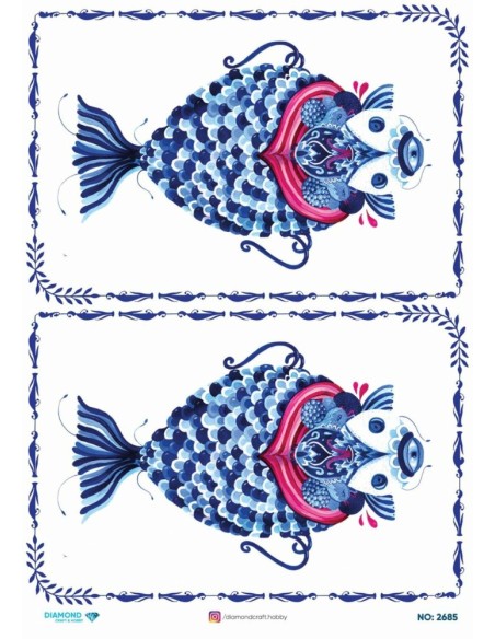 2685 Diamond Pirinç Dekopaj Kağıdı 30x42cm