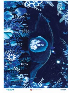 2696 Diamond Pirinç Dekopaj Kağıdı 30x42cm