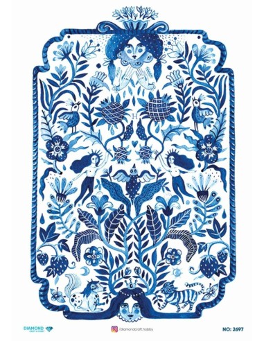 2697 Diamond Pirinç Dekopaj Kağıdı 30x42cm