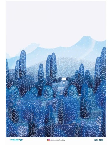 2703 Diamond Pirinç Dekopaj Kağıdı 30x42cm