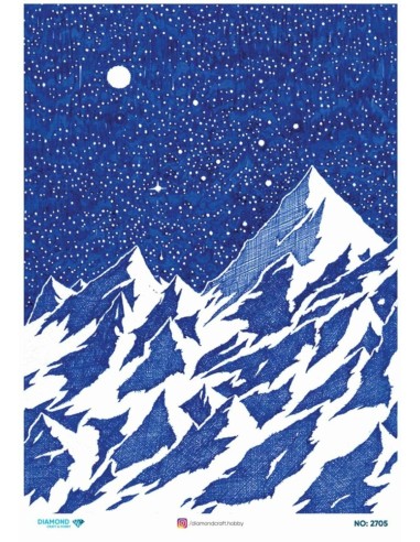 2705 Diamond Pirinç Dekopaj Kağıdı 30x42cm