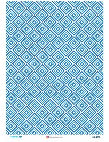 2715 Diamond Pirinç Dekopaj Kağıdı 30x42cm