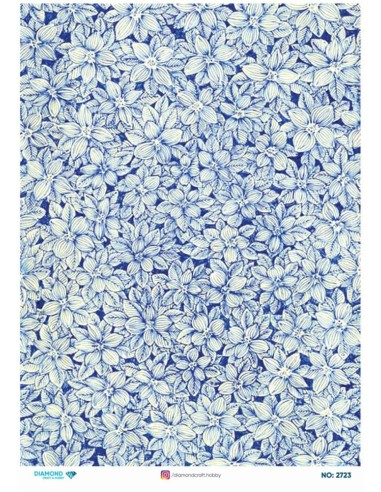 2723 Diamond Pirinç Dekopaj Kağıdı 30x42cm