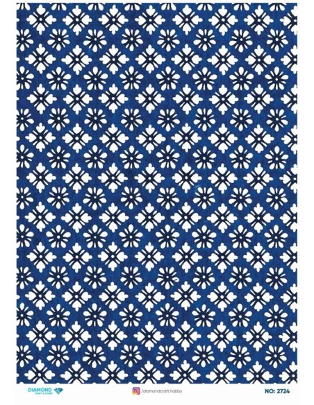 2724 Diamond Pirinç Dekopaj Kağıdı 30x42cm