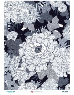 2729 Diamond Pirinç Dekopaj Kağıdı 30x42cm