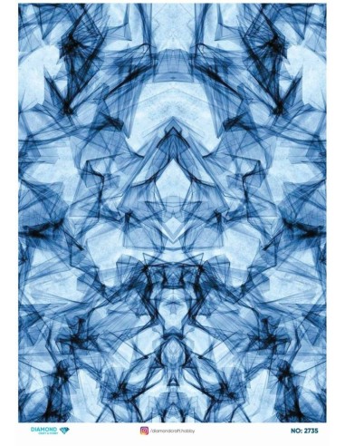 2735 Diamond Pirinç Dekopaj Kağıdı 30x42cm