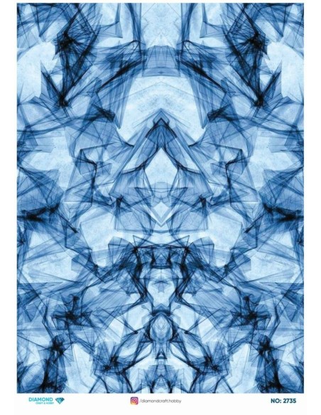 2735 Diamond Pirinç Dekopaj Kağıdı 30x42cm