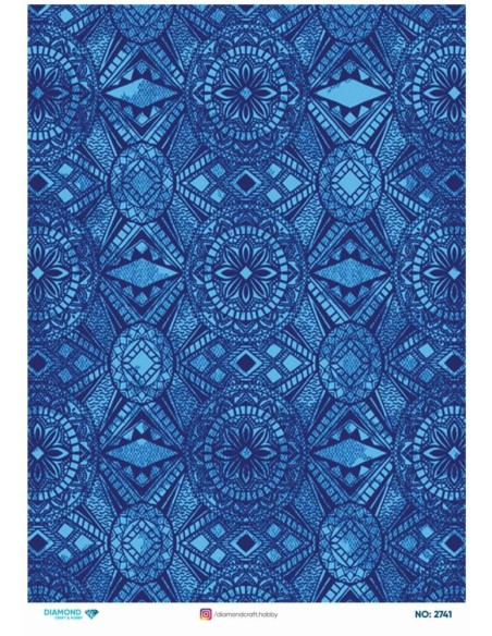 2741 Diamond Pirinç Dekopaj Kağıdı 30x42cm