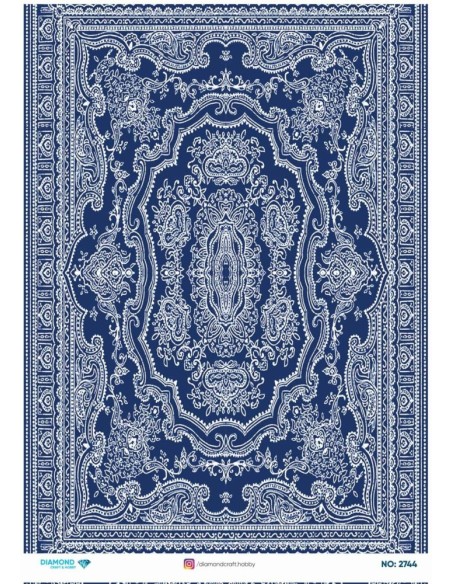 2744 Diamond Pirinç Dekopaj Kağıdı 30x42cm