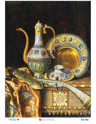 2752 Diamond Pirinç Dekopaj Kağıdı 30x42cm