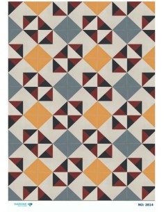 2814 Diamond Pirinç Dekopaj Kağıdı 30x42cm