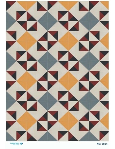 2814 Diamond Pirinç Dekopaj Kağıdı 30x42cm