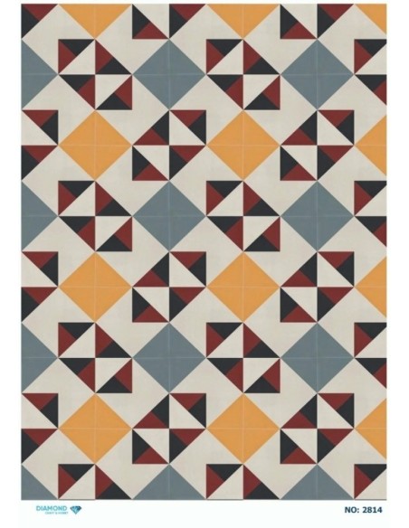 2814 Diamond Pirinç Dekopaj Kağıdı 30x42cm