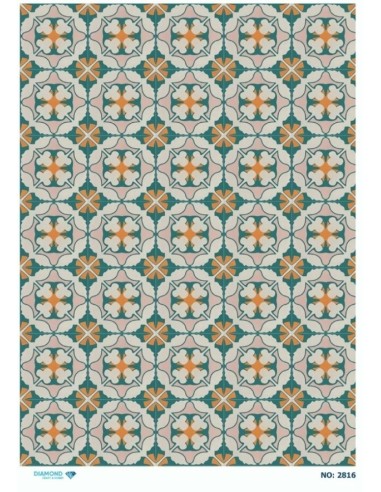 2816 Diamond Pirinç Dekopaj Kağıdı 30x42cm