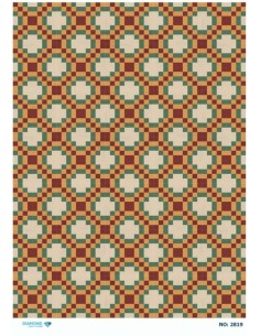 2819 Diamond Pirinç Dekopaj Kağıdı 30x42cm