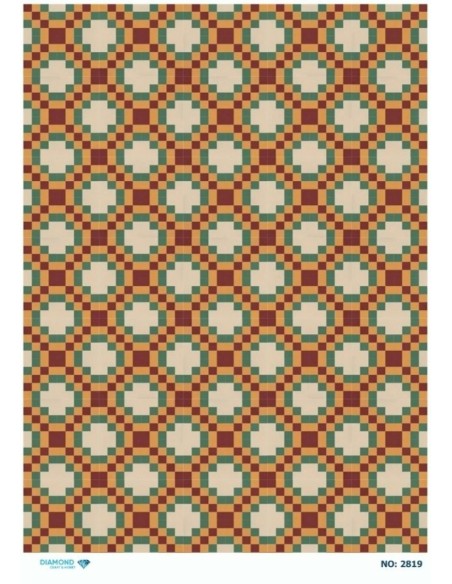 2819 Diamond Pirinç Dekopaj Kağıdı 30x42cm