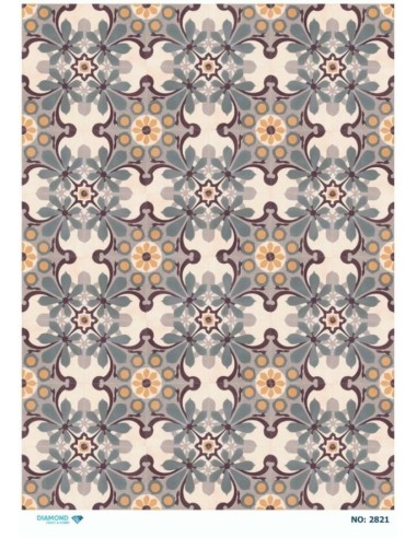 2821 Diamond Pirinç Dekopaj Kağıdı 30x42cm