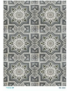 2826 Diamond Pirinç Dekopaj Kağıdı 30x42cm
