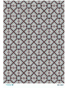 2827 Diamond Pirinç Dekopaj Kağıdı 30x42cm