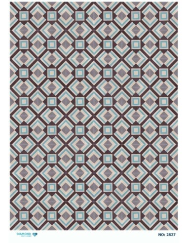 2827 Diamond Pirinç Dekopaj Kağıdı 30x42cm