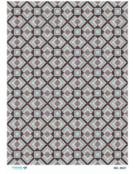 2827 Diamond Pirinç Dekopaj Kağıdı 30x42cm