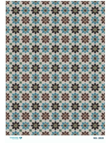 2828 Diamond Pirinç Dekopaj Kağıdı 30x42cm