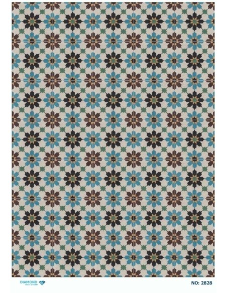 2828 Diamond Pirinç Dekopaj Kağıdı 30x42cm
