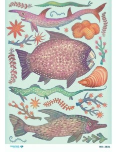 2831 Diamond Pirinç Dekopaj Kağıdı 30x42cm