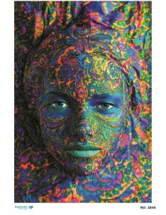 2846 Diamond Pirinç Dekopaj Kağıdı 30x42cm