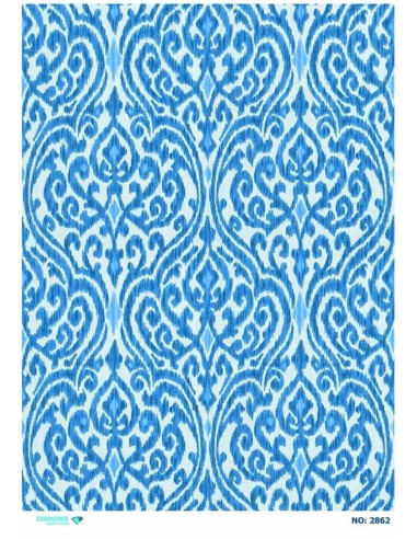 2862 Diamond Pirinç Dekopaj Kağıdı 30x42cm