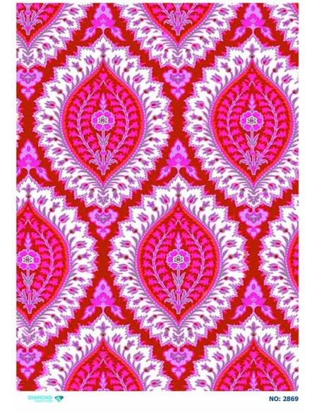 2869 Diamond Pirinç Dekopaj Kağıdı 30x42cm