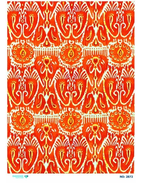 2872 Diamond Pirinç Dekopaj Kağıdı 30x42cm