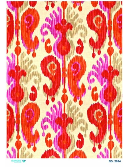 2884 Diamond Pirinç Dekopaj Kağıdı 30x42cm