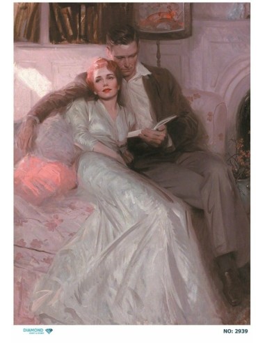2939 Diamond Pirinç Dekopaj Kağıdı 30x42cm