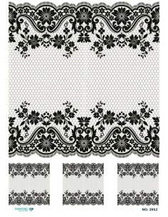2952 Diamond Pirinç Dekopaj Kağıdı 30x42cm