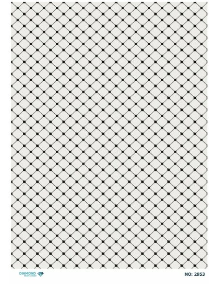 2953 Diamond Pirinç Dekopaj Kağıdı 30x42cm