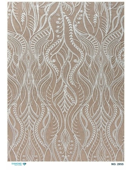 2955 Diamond Pirinç Dekopaj Kağıdı 30x42cm