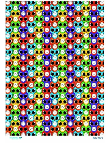 2971 Diamond Pirinç Dekopaj Kağıdı 30x42cm
