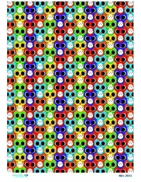 2971 Diamond Pirinç Dekopaj Kağıdı 30x42cm