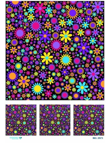 2973 Diamond Pirinç Dekopaj Kağıdı 30x42cm