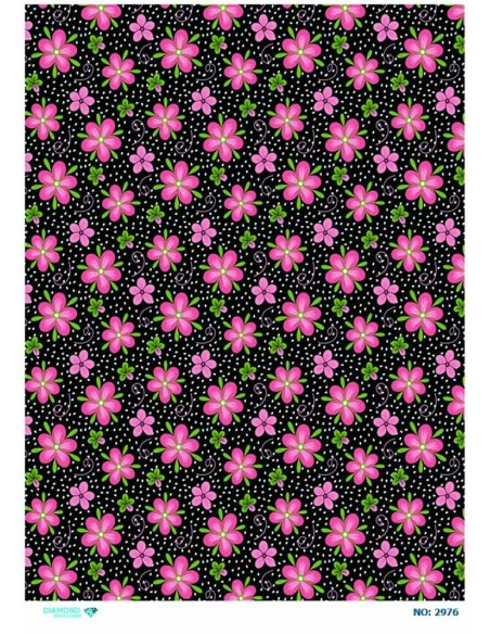 2976 Diamond Pirinç Dekopaj Kağıdı 30x42cm