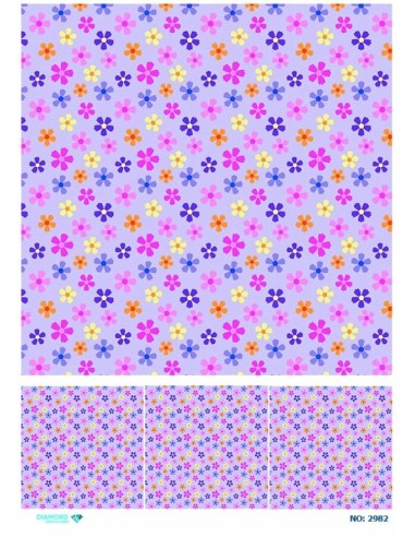 2982 Diamond Pirinç Dekopaj Kağıdı 30x42cm