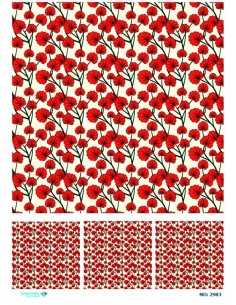 2983 Diamond Pirinç Dekopaj Kağıdı 30x42cm
