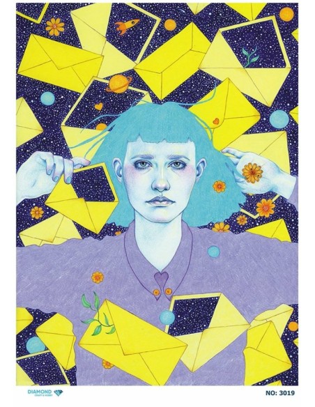 3019 Diamond Pirinç Dekopaj Kağıdı 30x42cm