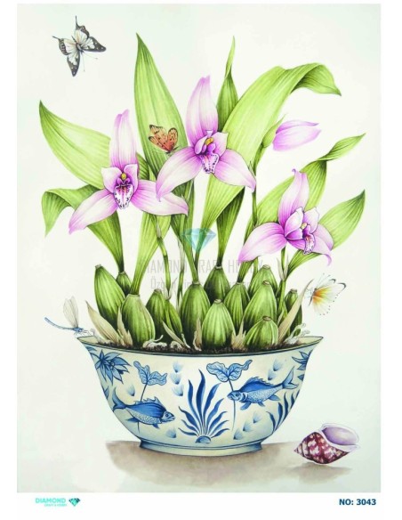 3043 Diamond Pirinç Dekopaj Kağıdı 30x42cm