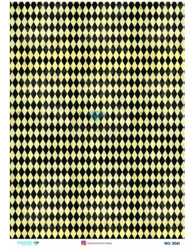 3061 Diamond Pirinç Dekopaj Kağıdı 30x42cm