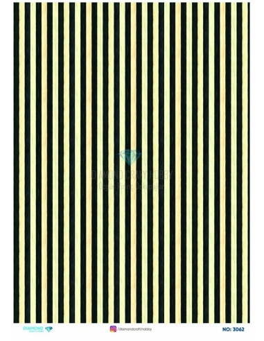 3062 Diamond Pirinç Dekopaj Kağıdı 30x42cm